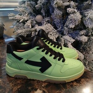 OFF-White Out Of The Office Low Fluo Green Size 42 EU 9 Men/12 Women